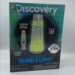 Discovery Glowing Bubble Light - Lava lamp